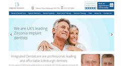 Desktop Screenshot of integrateddentalcare.com